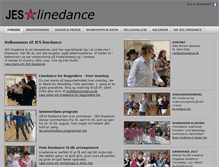 Tablet Screenshot of jeslinedance.dk